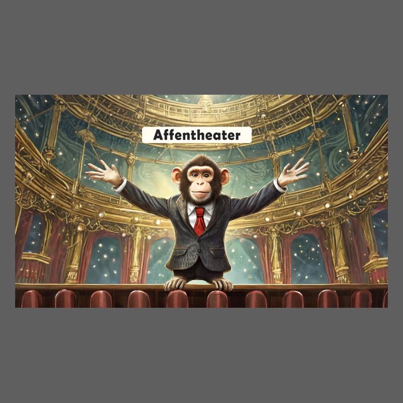 Pun ambiguous expression – Affentheater (farce)