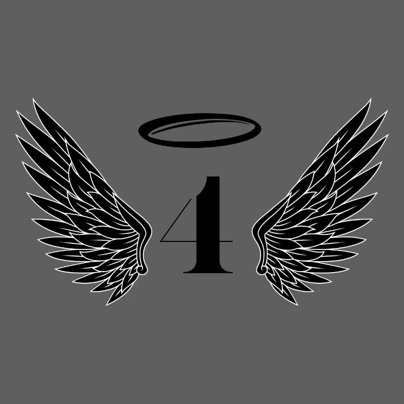 Numéro 4 ange - 4e anniversaire ailes