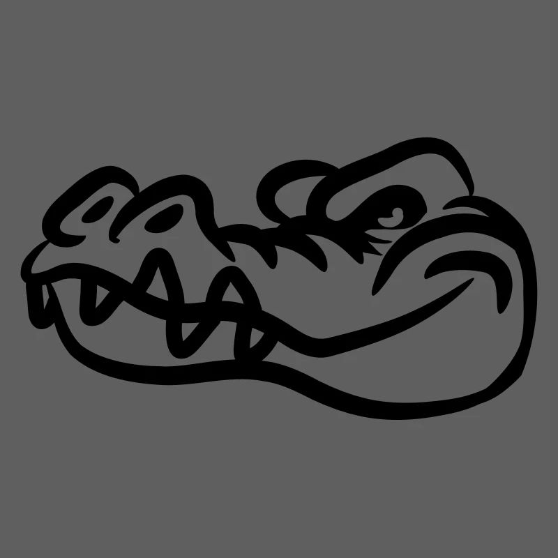 Crocodile drôle mal