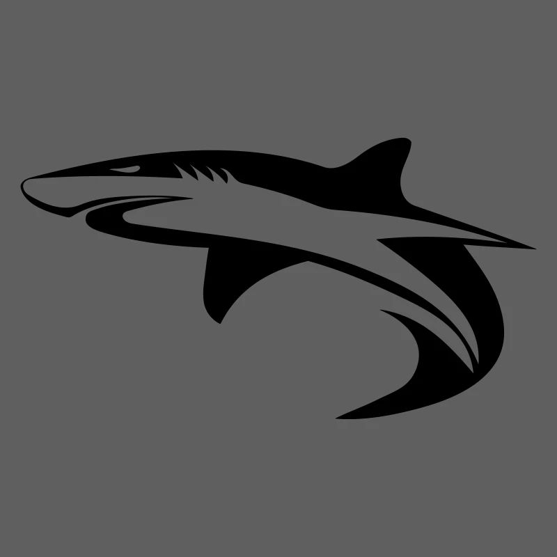 Requin - conception de géométrie vectorielle