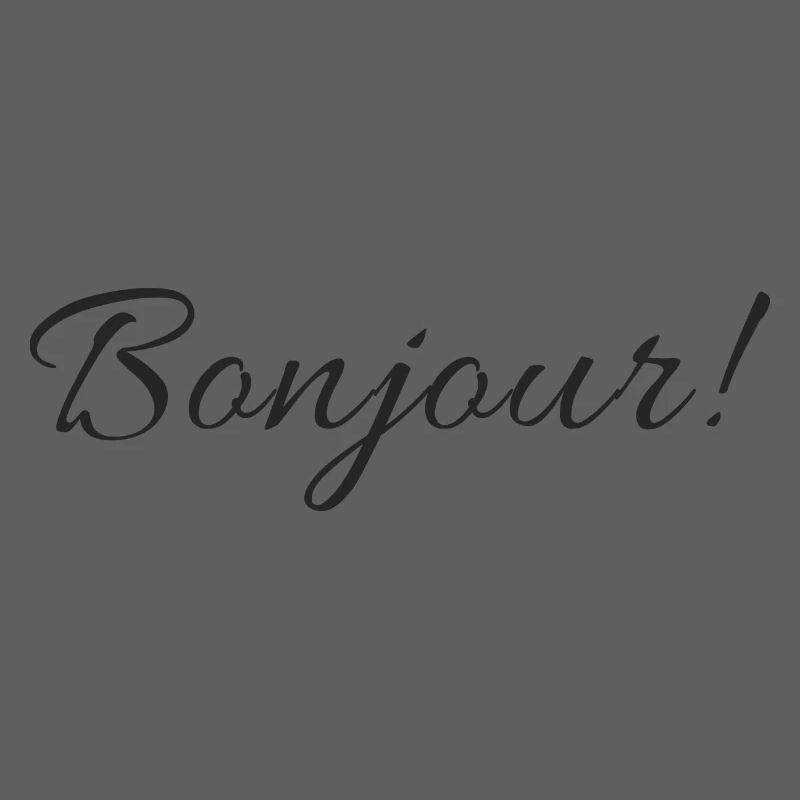 Conception de texte Bonjour