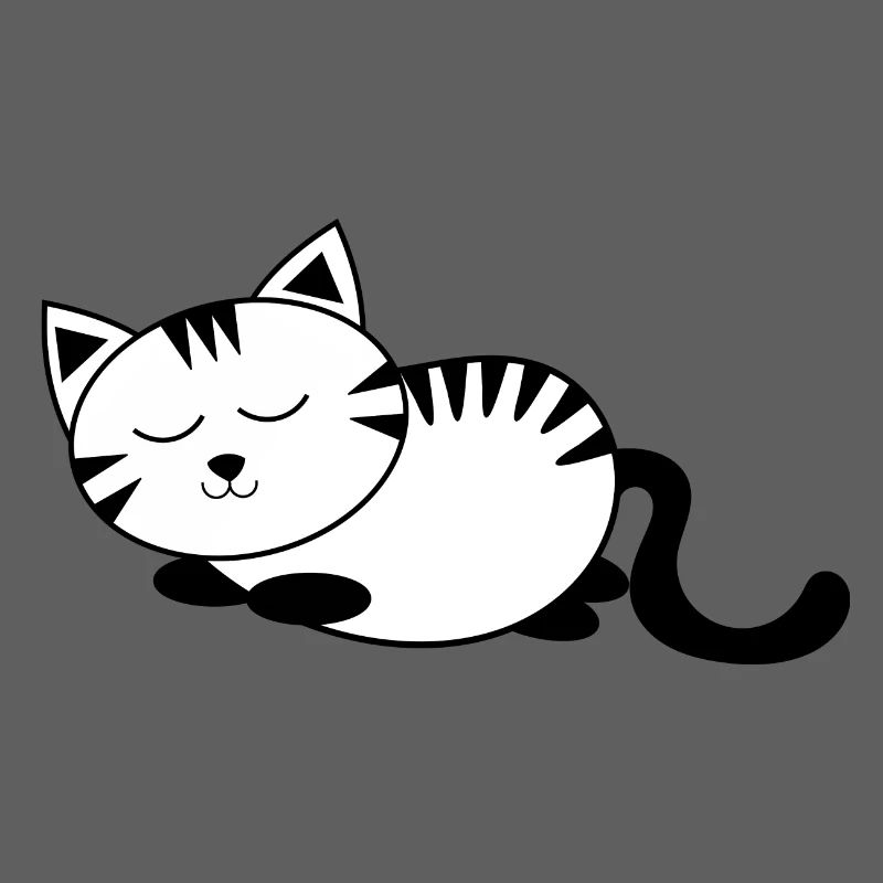 Schwarze Katze Katze Süßes Kätzchen Weihnachtsgeschenk