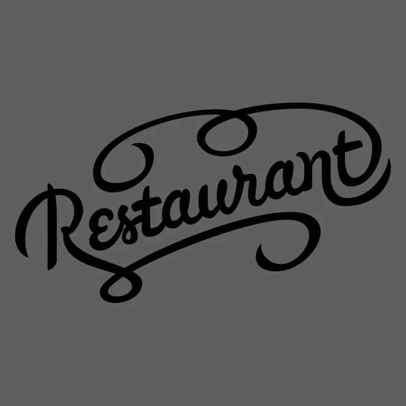 Restaurant lettering