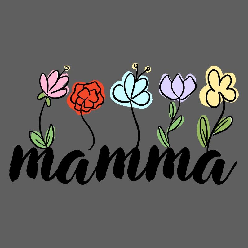 Mamma - Blumen Muttertag Mutter