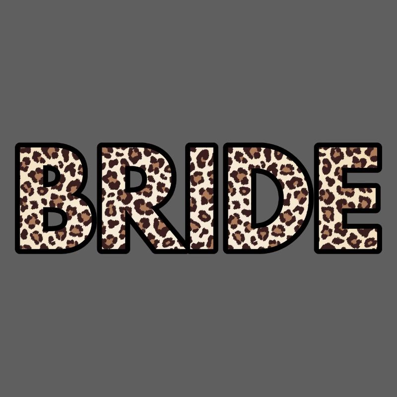 Bride léopard
