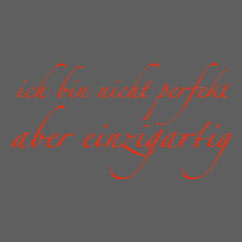 ich bin nicht perfekt