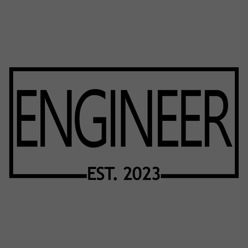 Engineer Est. 2023 Graduation Engineering Student