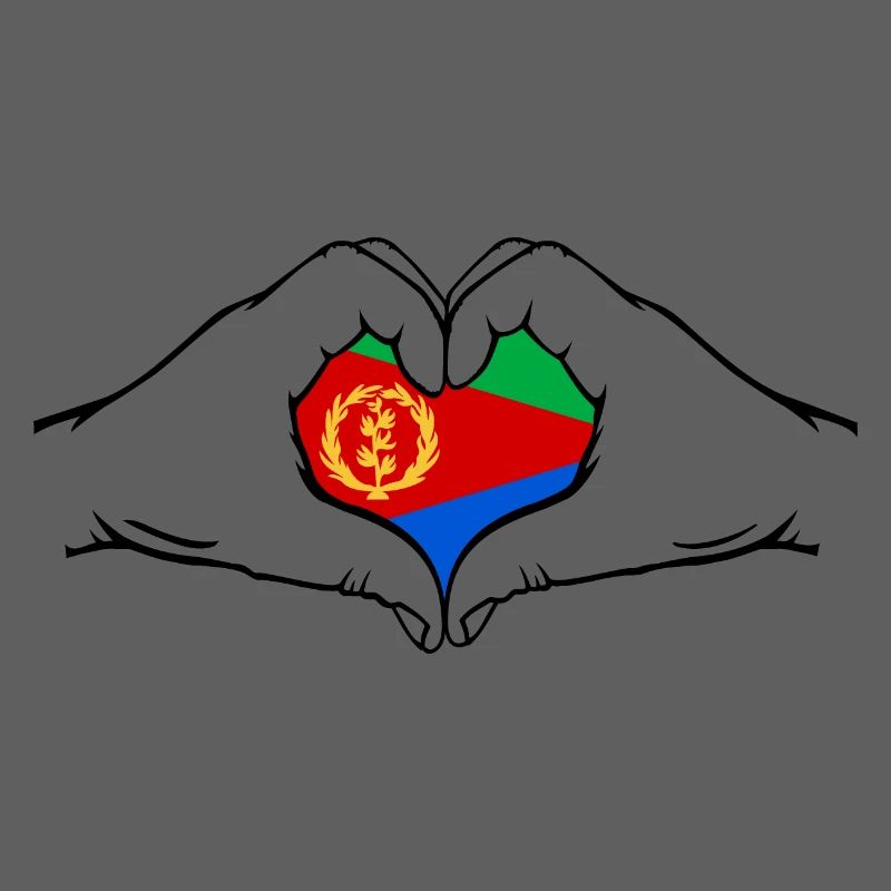 Eritrea Heart Shape
