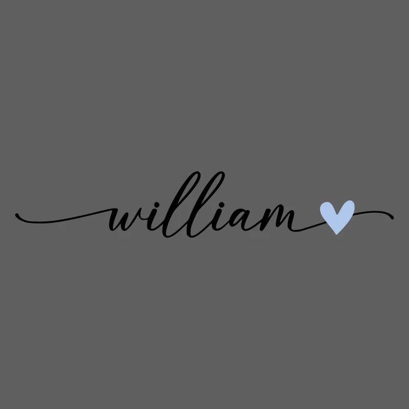 William Name Calligraphy Font