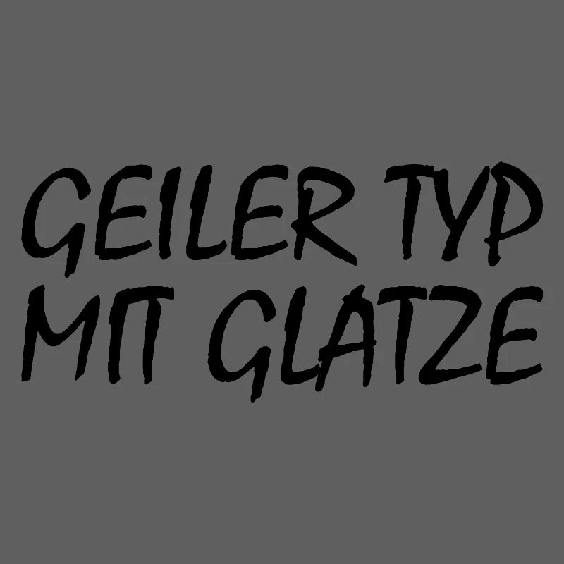 geiler typ mit glatze