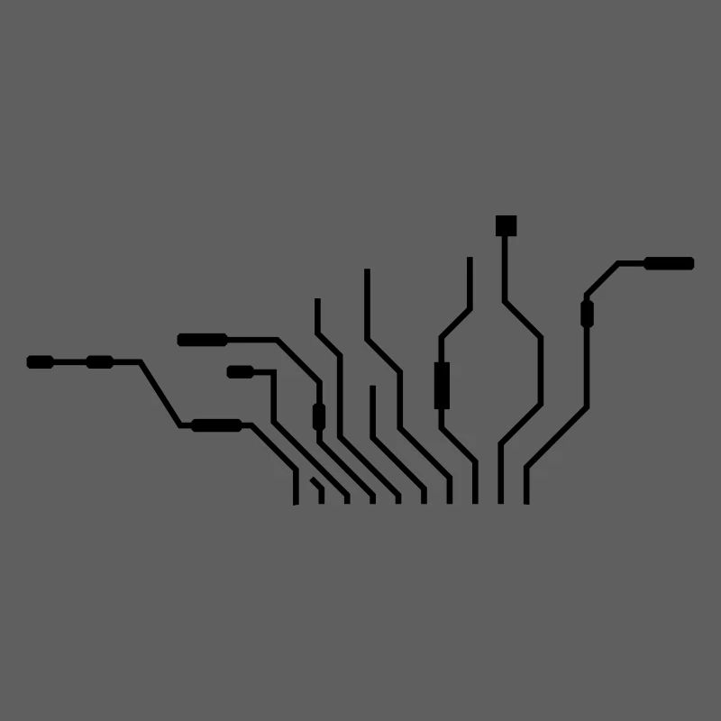 pc lignes processeur fil de fil câblage compu