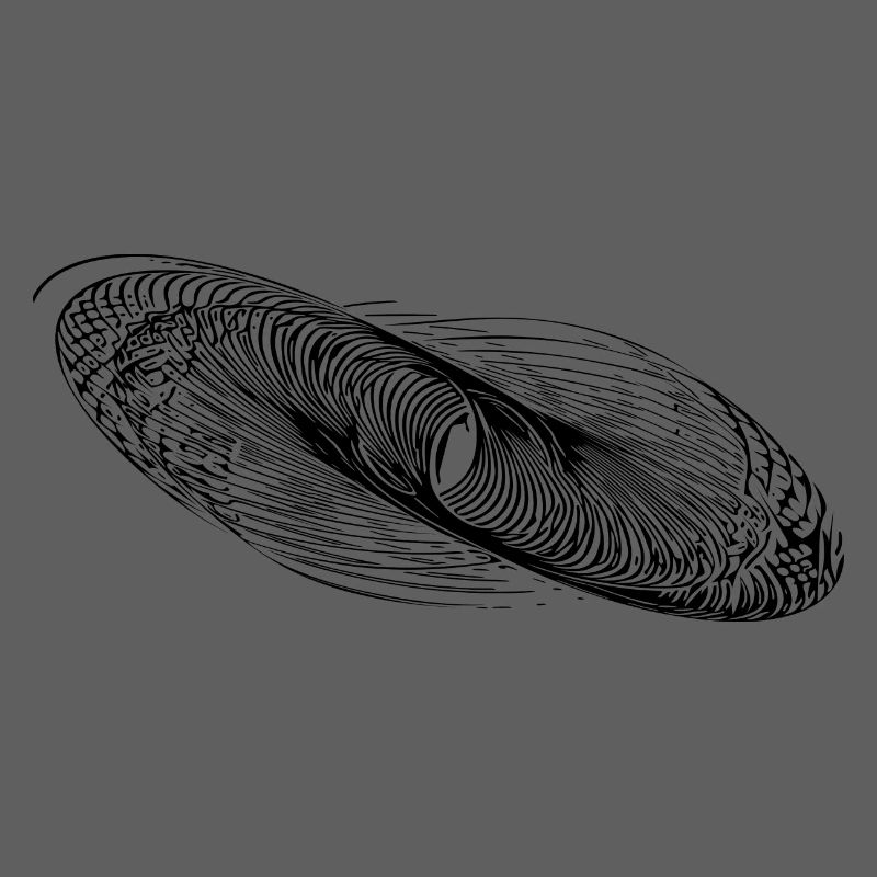 Lignes de cercle géométriques Ellipses