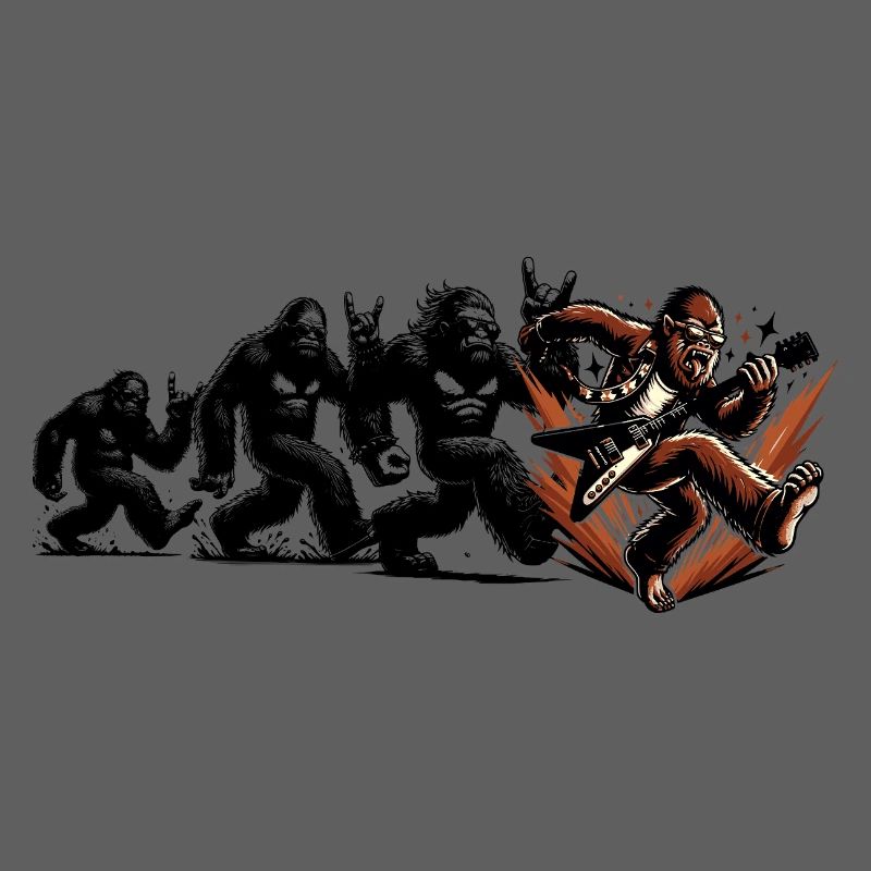 Bigfoot guitariste Evolution Walk