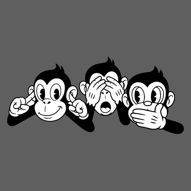 3 wise monkeys