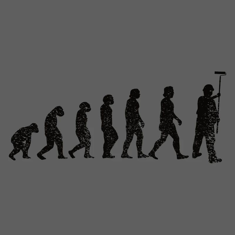 Maler und Lackierer Evolution Pinsel Streichen
