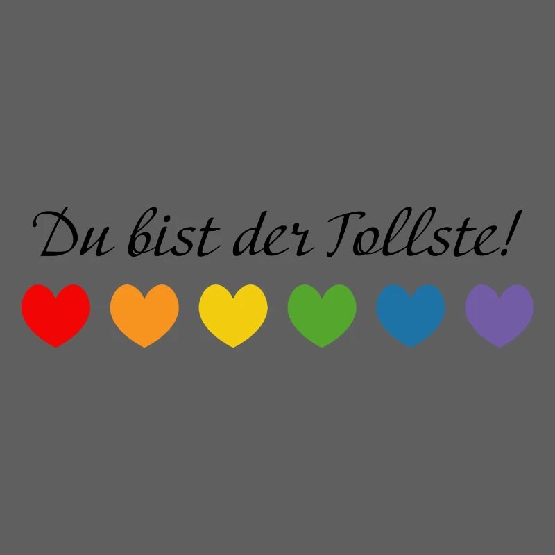 Regenbogenherzchen du bist der tollste