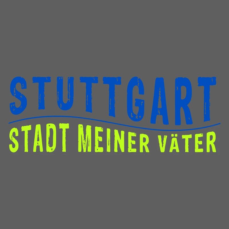 Stuttgart LA CITÉ DE MES PÈRES (illustration vectorielle)