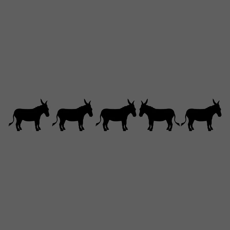 anders be different esel pferd pony klein packesel
