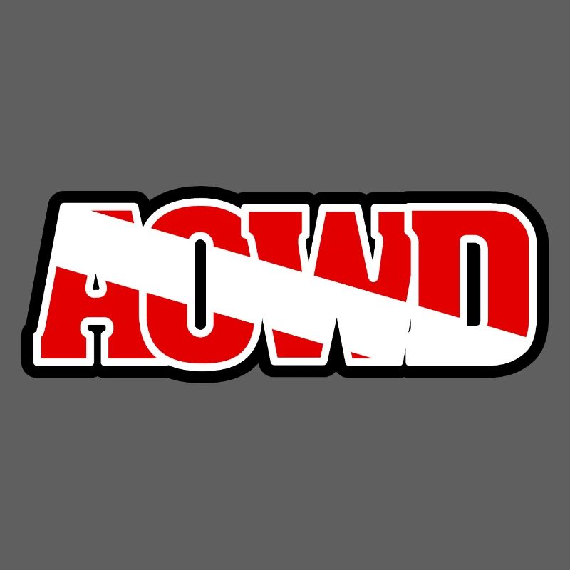 AOWD ADVANCED OPEN WATER DIVER TAUCHERFLAGGE