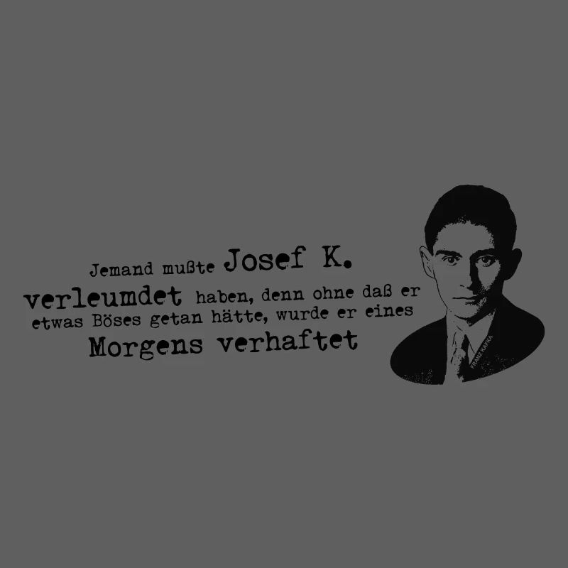 Franz Kafka quotation process Josef K