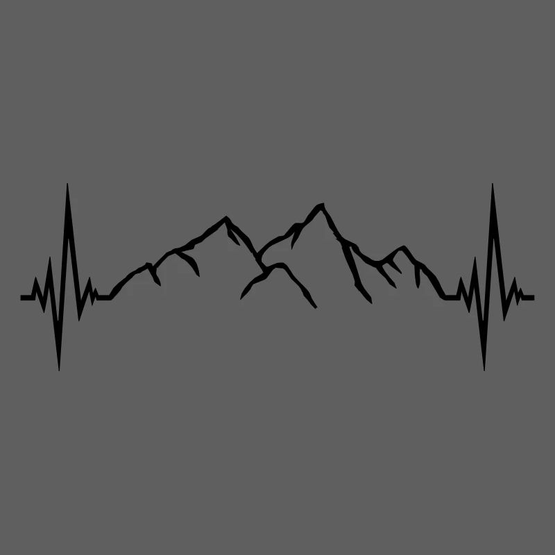 frequency pulse heartbeat mountains mountains excursion wan