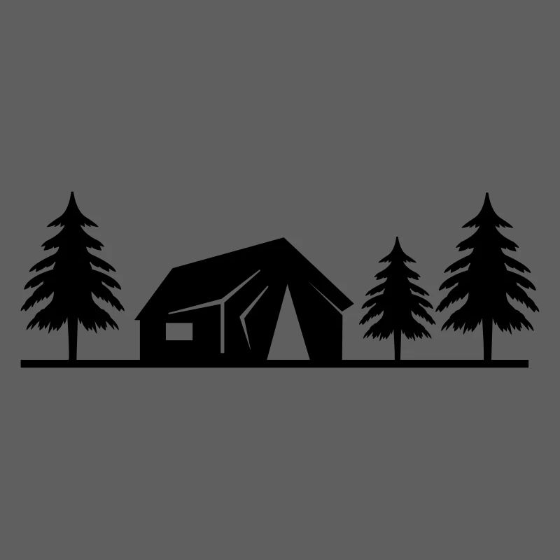 cabane dans la forêt