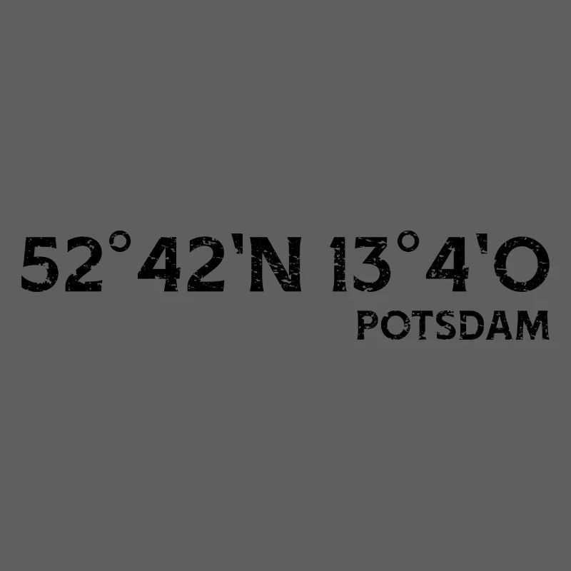 Potsdam Coordinates Souvenir Gift
