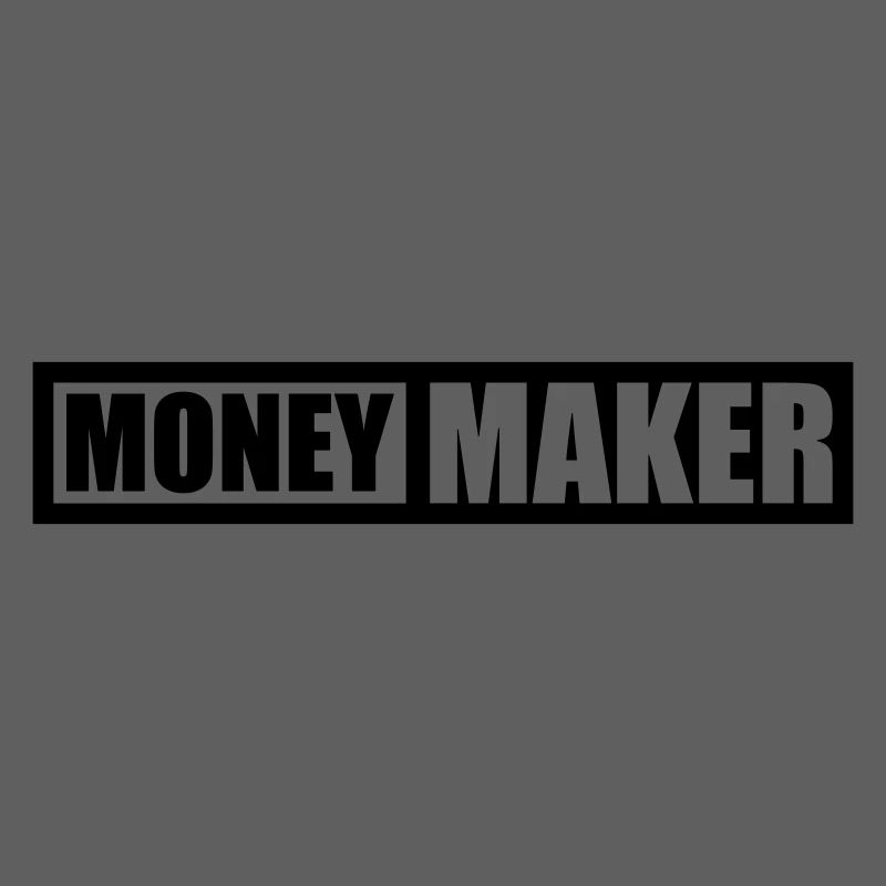 Logo Text Money Maker