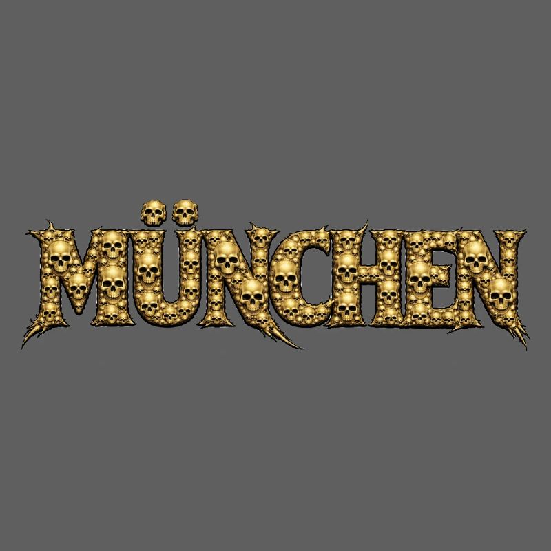 Logo du crâne gothique de Munich