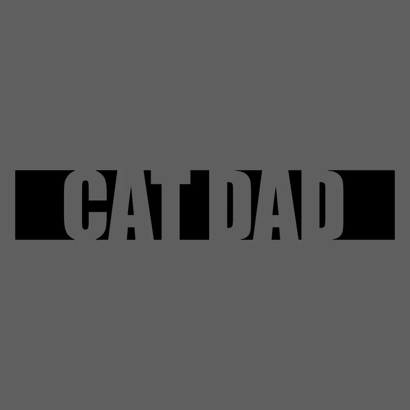 Cat Dad Stripe Design