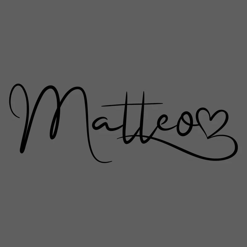 Matteo Last name First name Heart décor