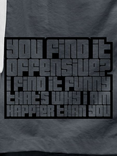 You find it offensive