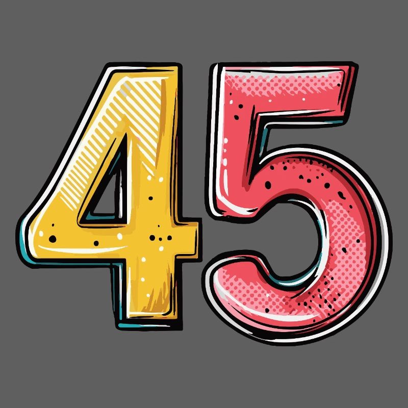 45 Symbole numérique