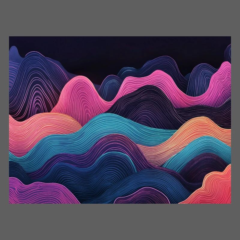 Neon clean waves