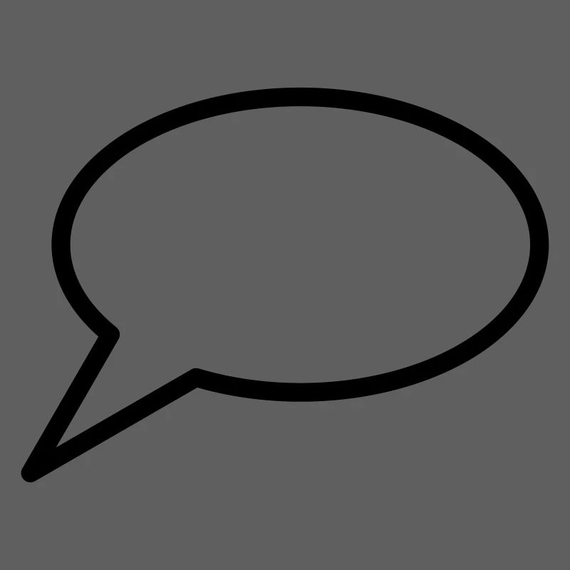 Speech bubble icon to personalize