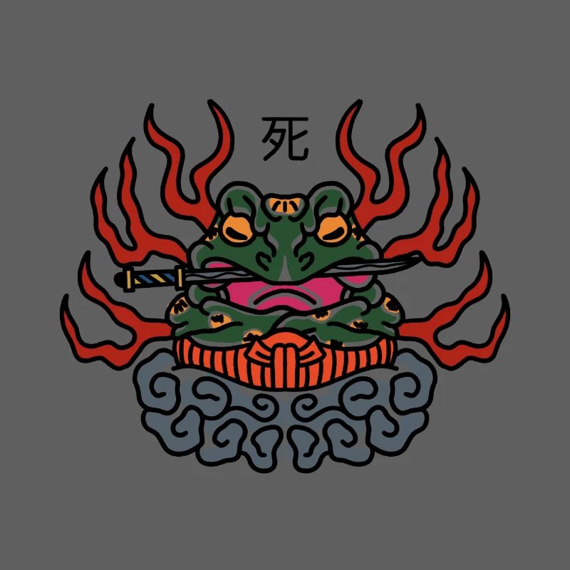 Samurai Frog