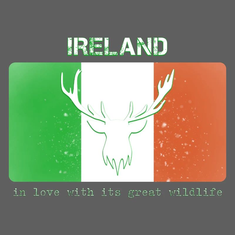 FAUNE ET DE LA FLORE D’IRLANDE Drapeau de l’Irlande