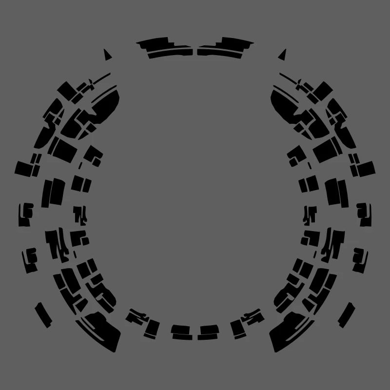 Modèle de frontière cercle rond cadre