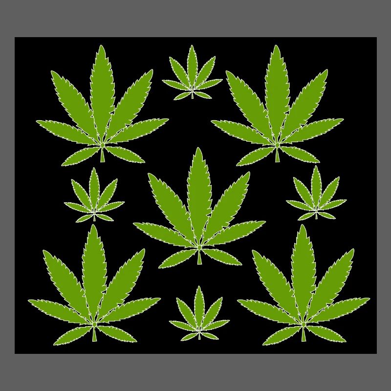 Hemp pattern green