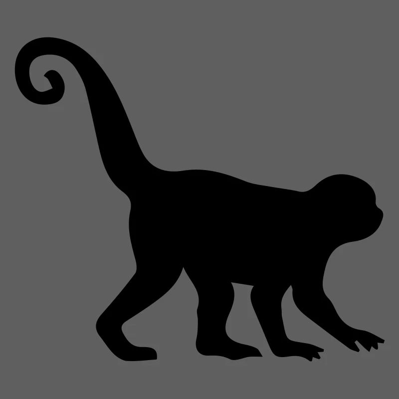 Silhouette de singe