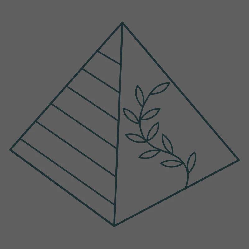 Pyramide à croissance florale