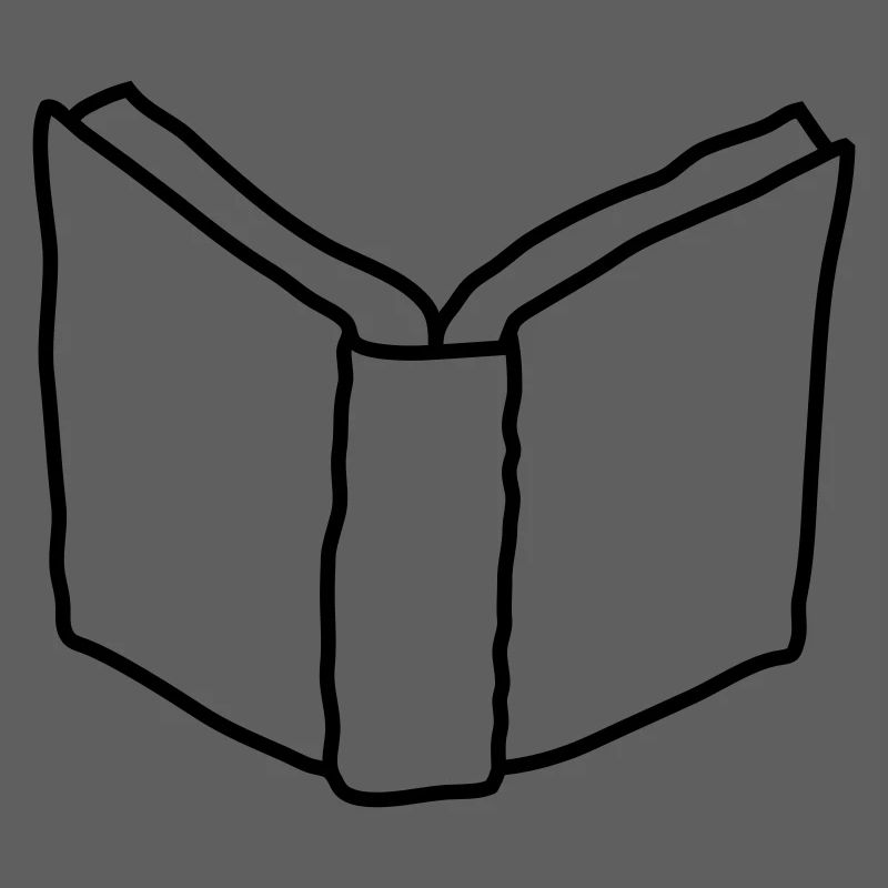 Comic offenes Roman Buch