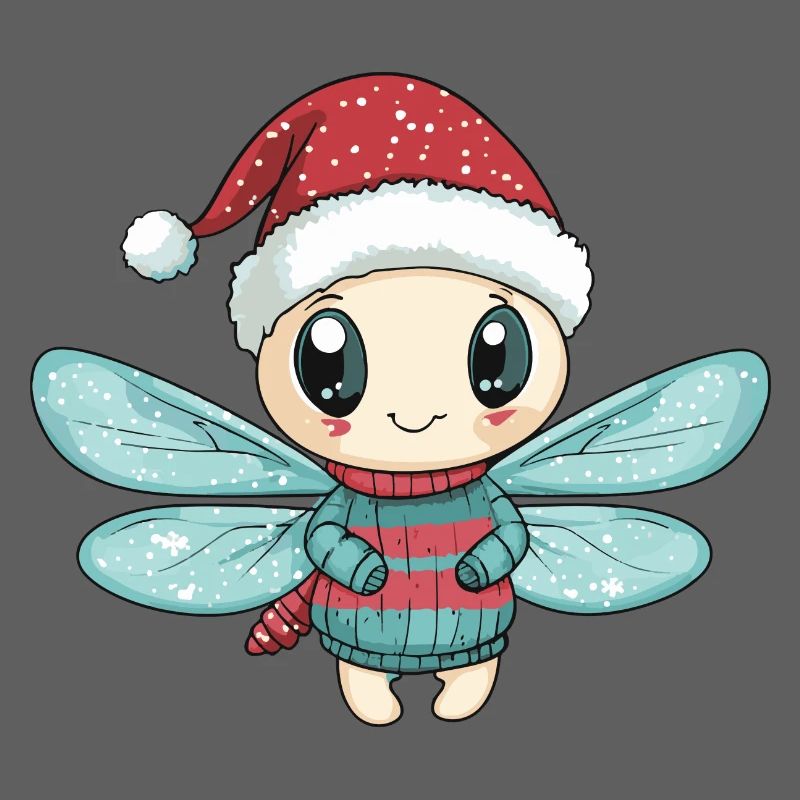Bande dessinée de Noël Libellule