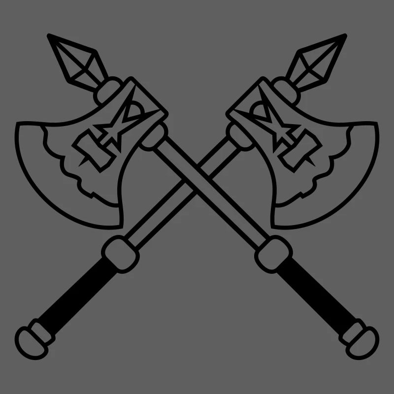 Crossed warrior Aexte