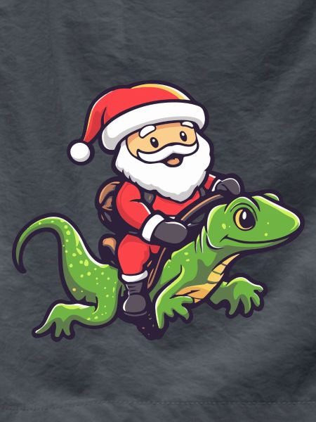 Echse Weihnachtsmann