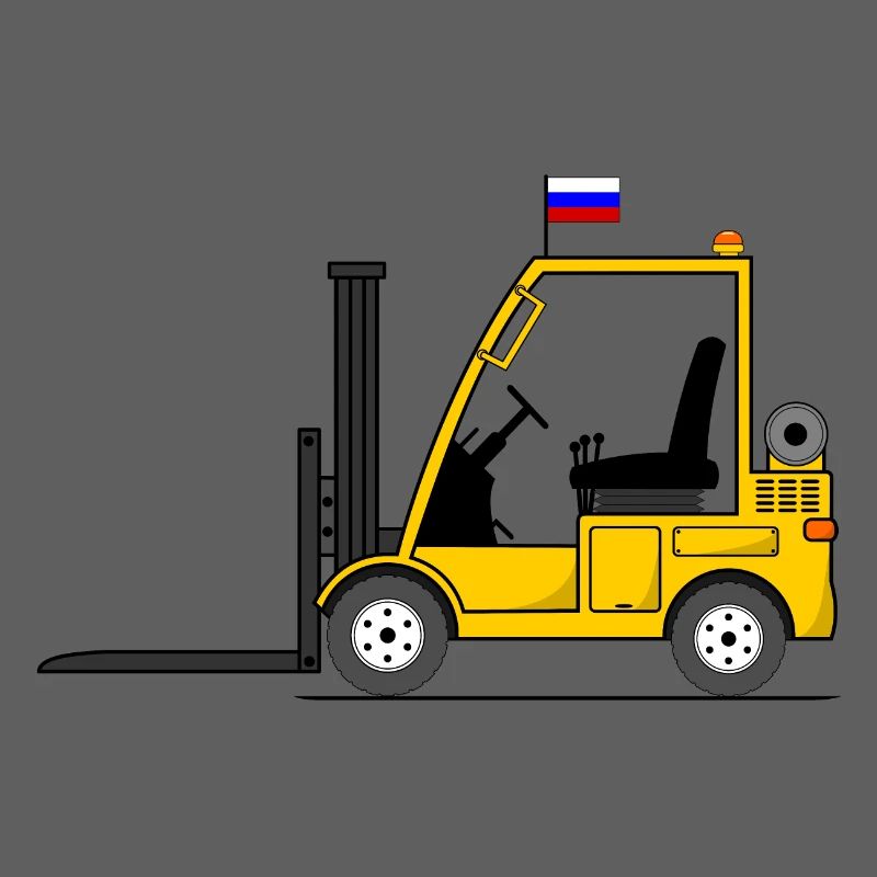Chariot élévateur Drapeau de la Russie