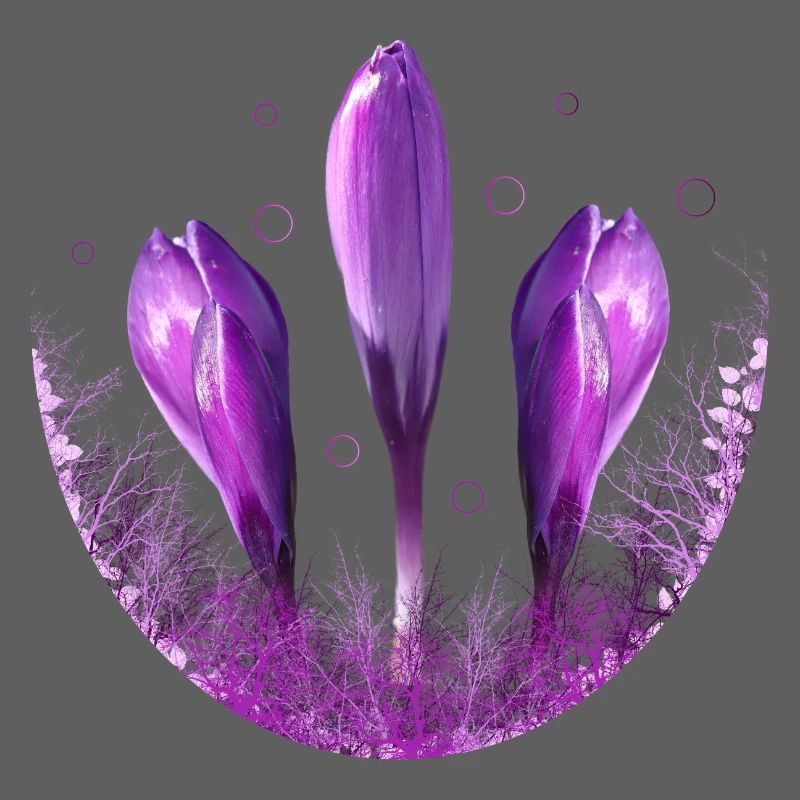 Crocus Crocus Fleurs Violettes
