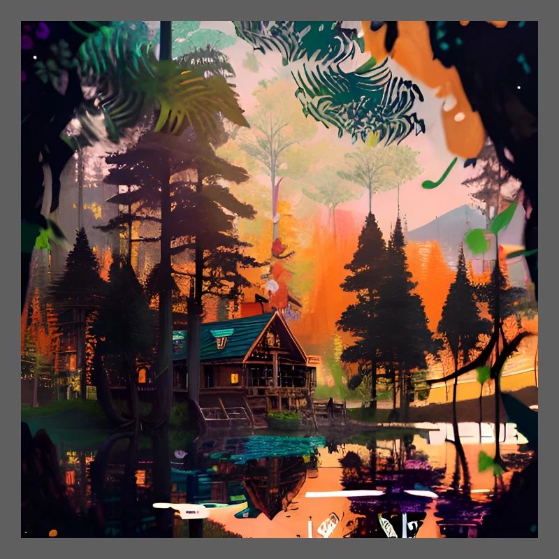Cabane dans les bois