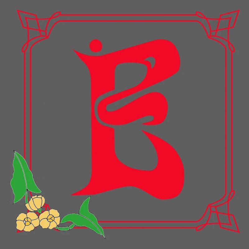 jugendstil e rot