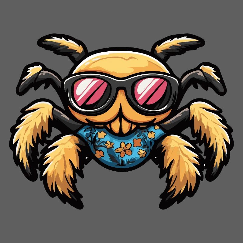 Tarantula Comic Cool Sommer
